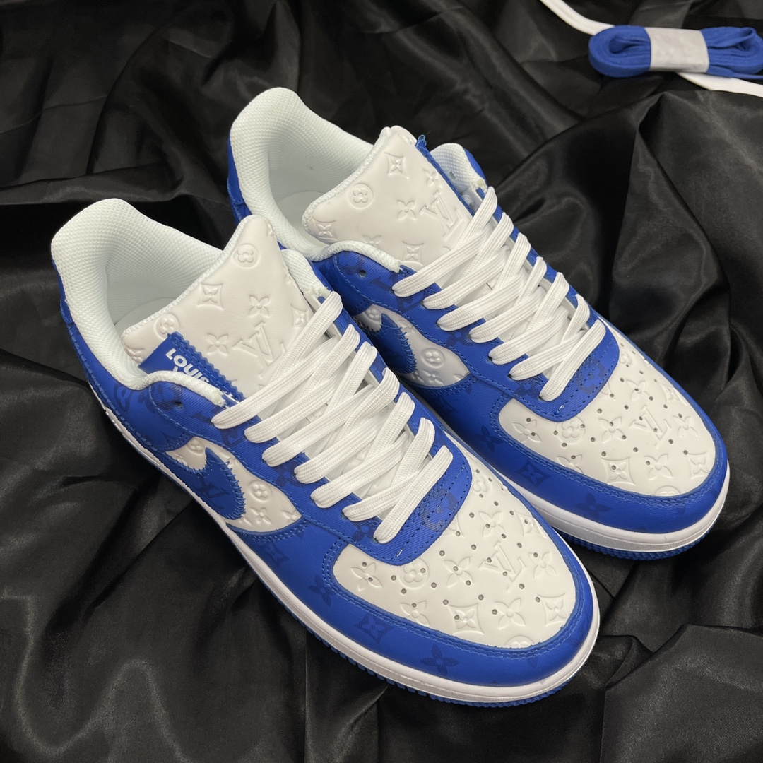 L *V Nike Air Force 1 Low By Virgil Abloh White Royal