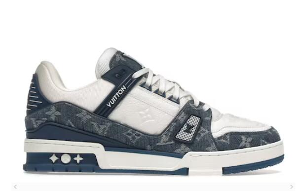 Trainer Monogram Denim White Blue