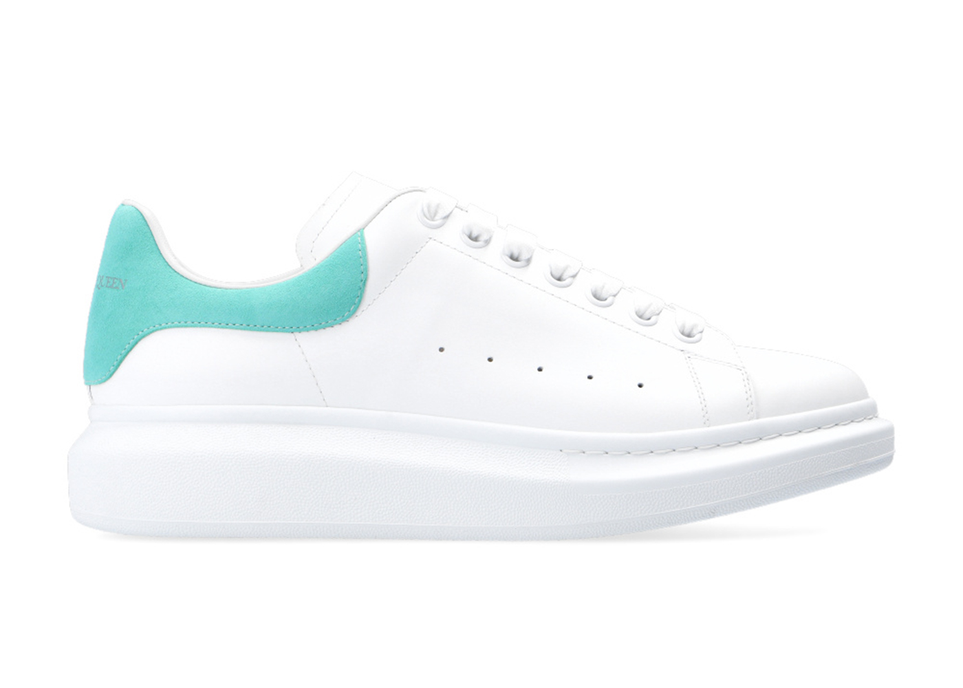 Alexander McQueen Oversized White Teal