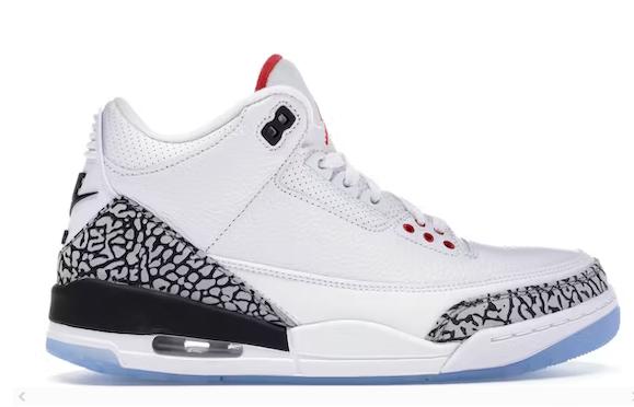 Jordan 3 Retro Free Throw Line White Cement