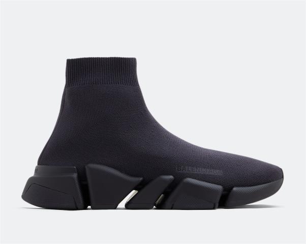 Balencia*a Speed 2.0 Black Recycled Knit
