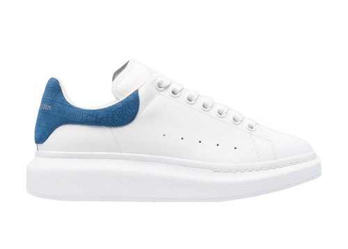 Alexander McQueen Oversized White Blue Croc