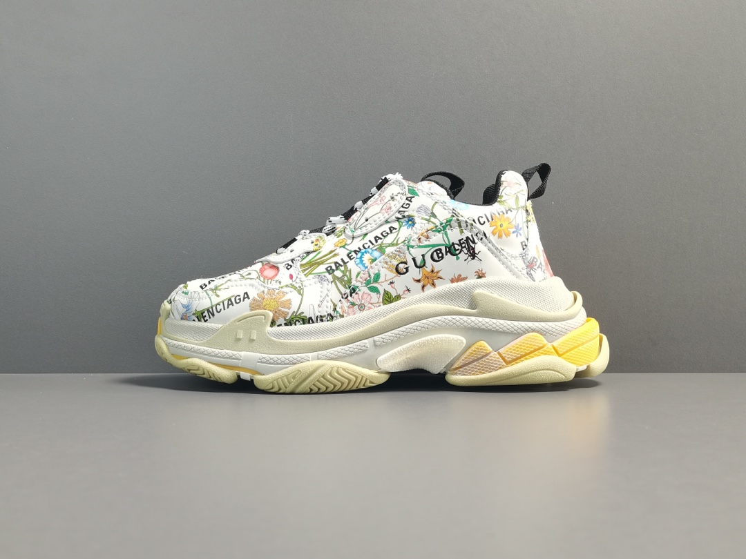 Balenciag The Hacker Project Triple S Flora Print