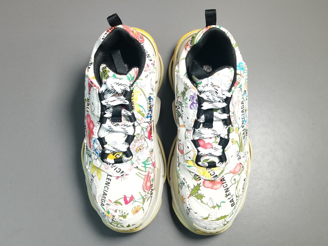 Balenciag The Hacker Project Triple S Flora Print