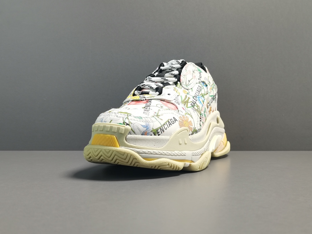 Balenciag The Hacker Project Triple S Flora Print
