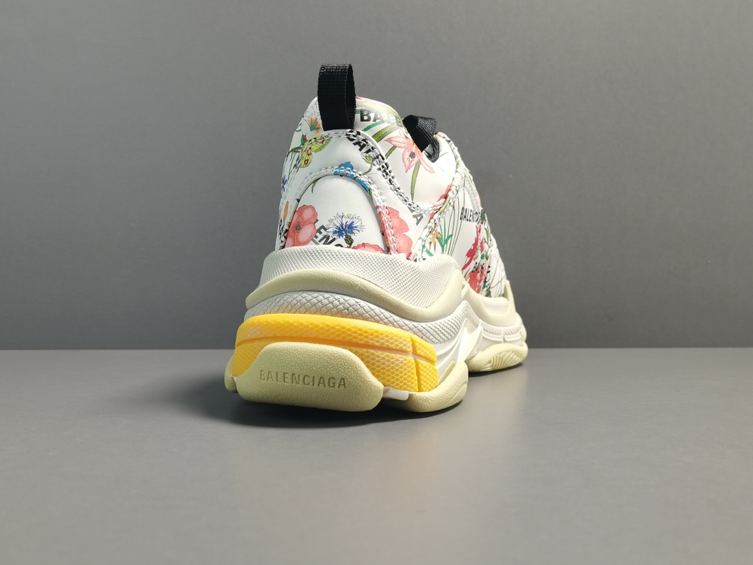 Balenciag The Hacker Project Triple S Flora Print