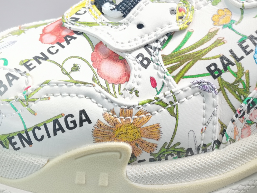 Balenciag The Hacker Project Triple S Flora Print