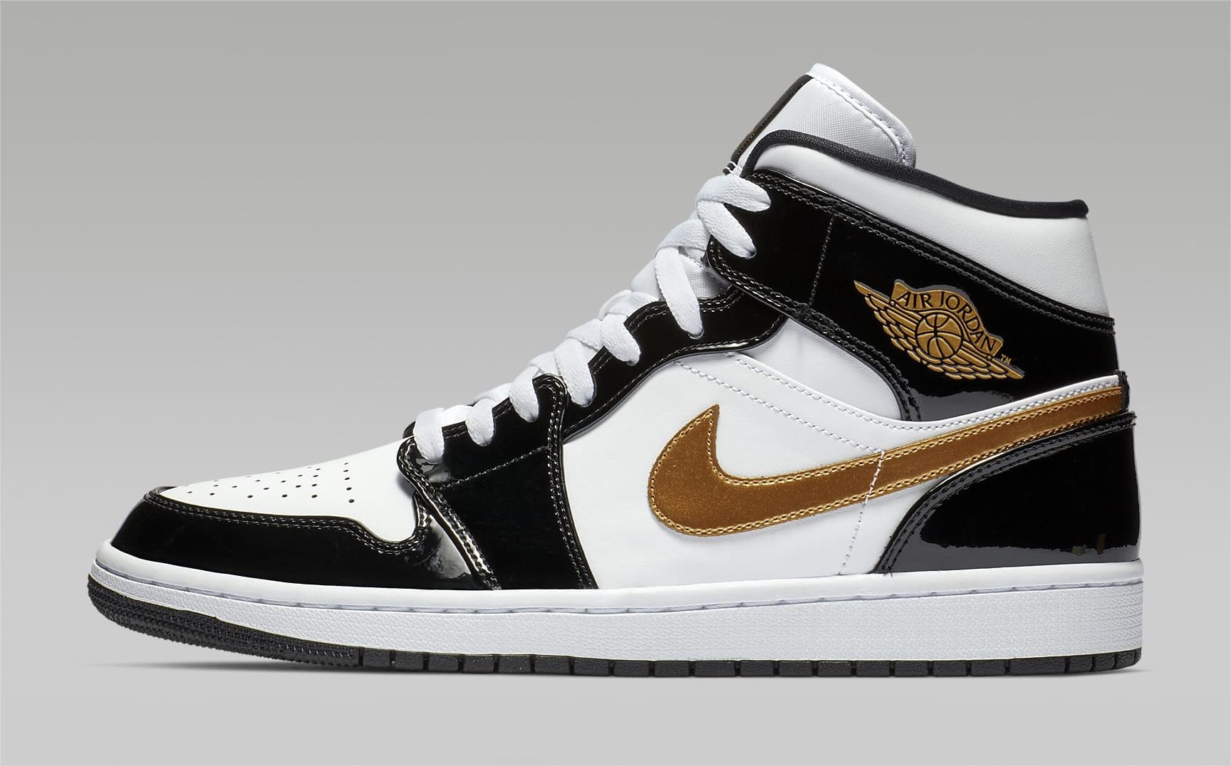 Air Jordan 1 Mid SE Black Gold