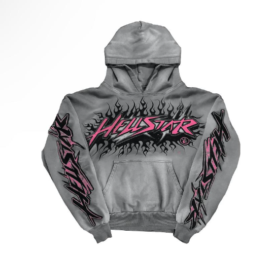 Hellsta* Future Flame Hoodie Grey