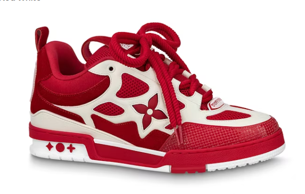 L*V Skate Sneaker Red White