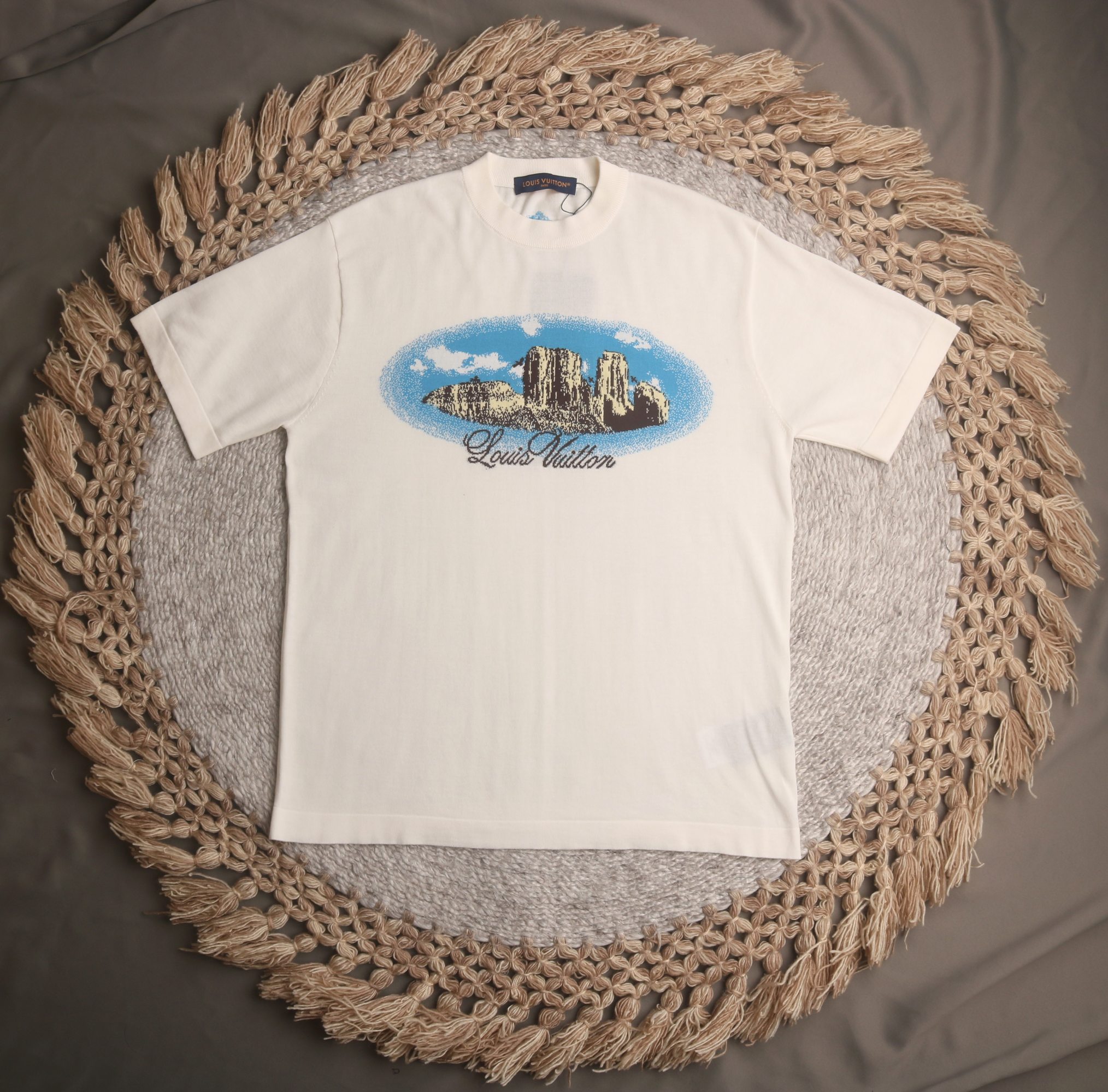 L*V Graphic Short-Sleeved Cotton Crewneck