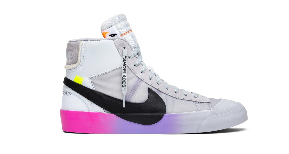 NIKE BLAZER MID 0FF-WHITE WOLF GREY SERENA QUEEN