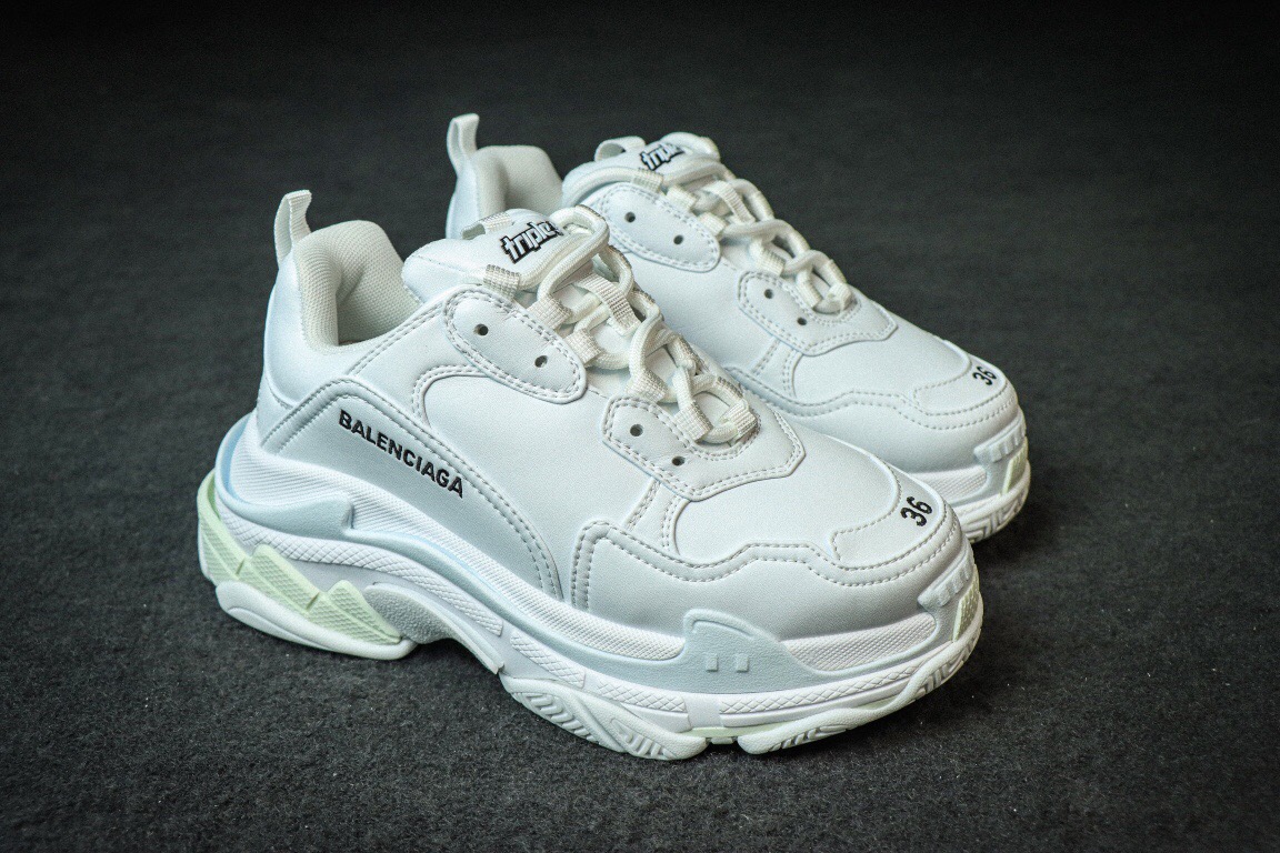 Balenciag Triple S White