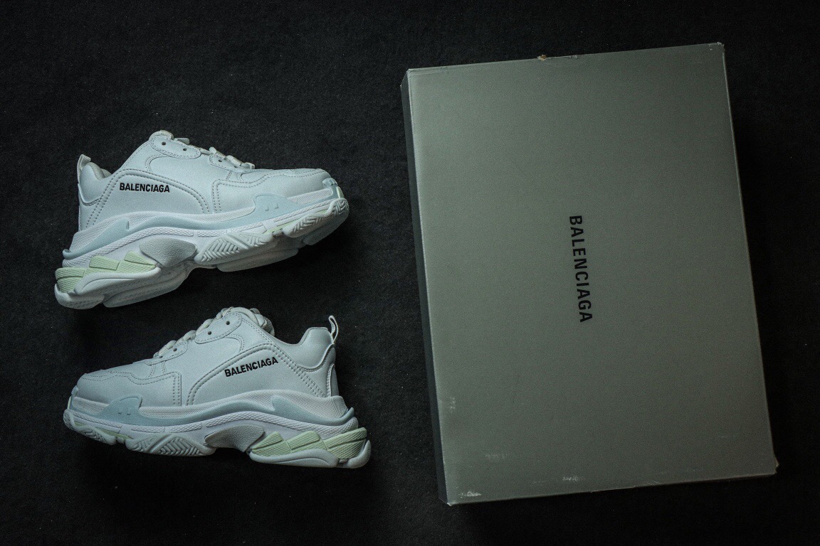 Balenciag Triple S White