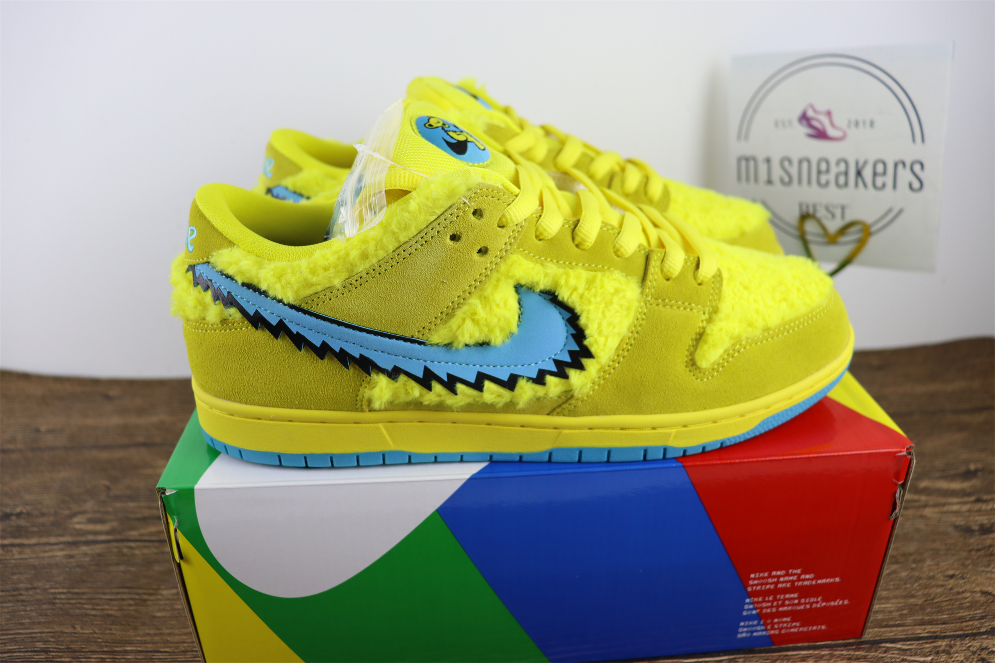 Nike SB Dunk Low Grateful Dead Bears Opti Yellow