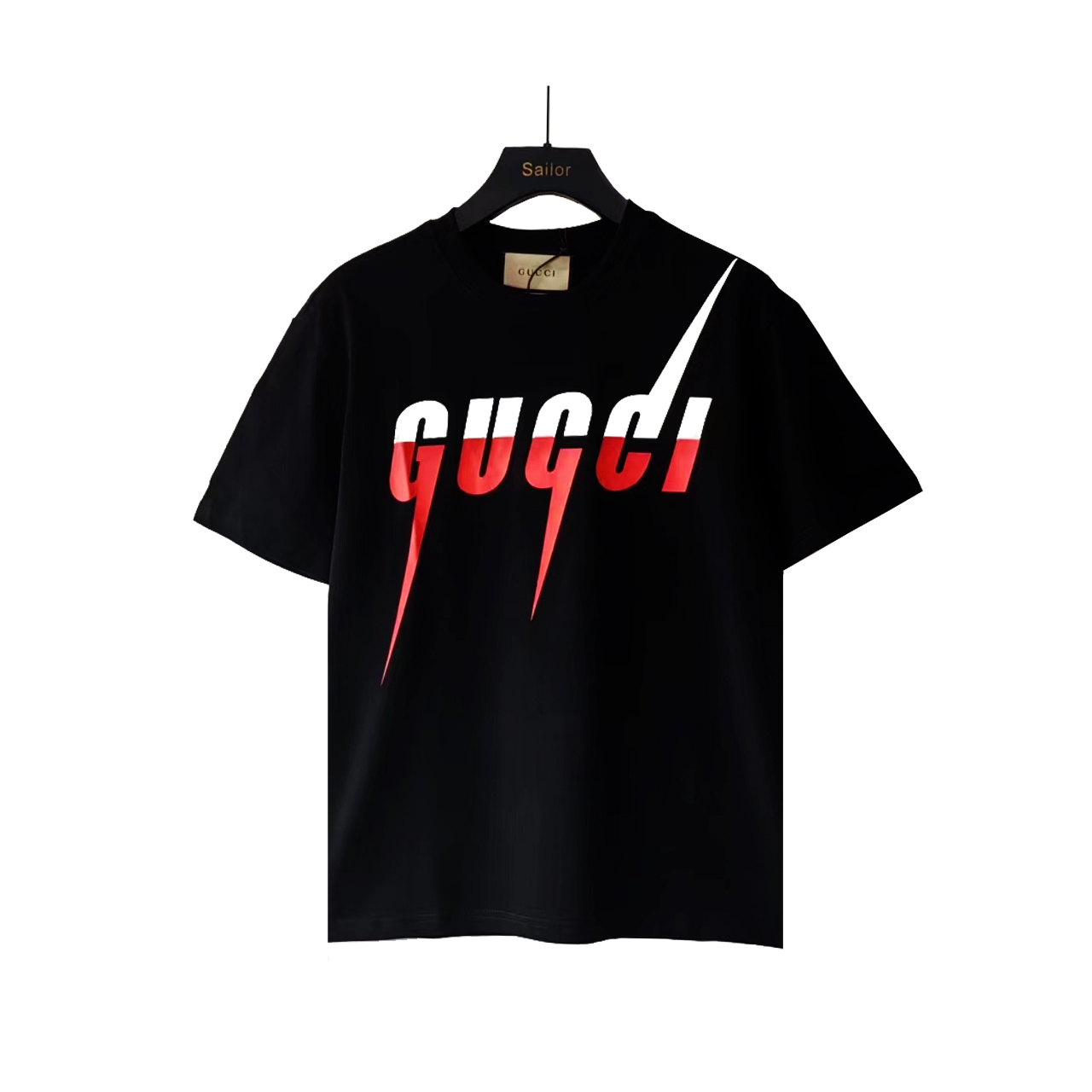 GUCC* Letters T shirts Black