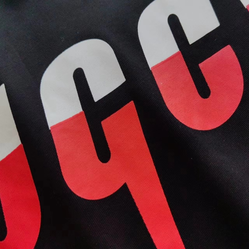 GUCC* Letters T shirts Black