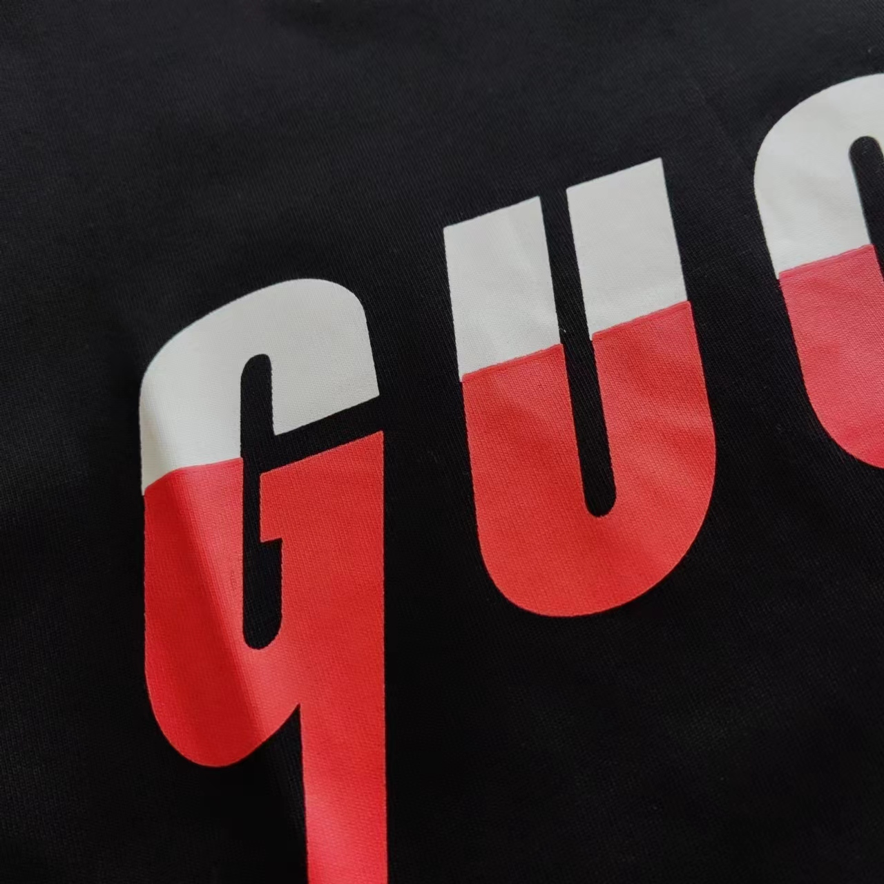 GUCC* Letters T shirts Black