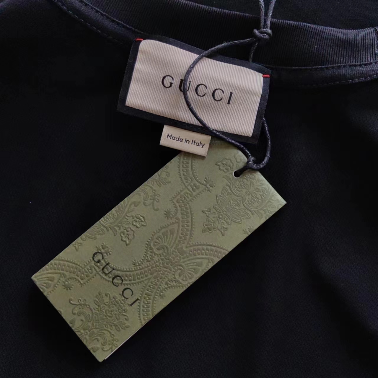 GUCC* Letters T shirts Black