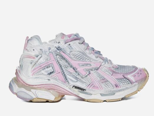 BALENCIAG* Runner mesh and nylon sneakers