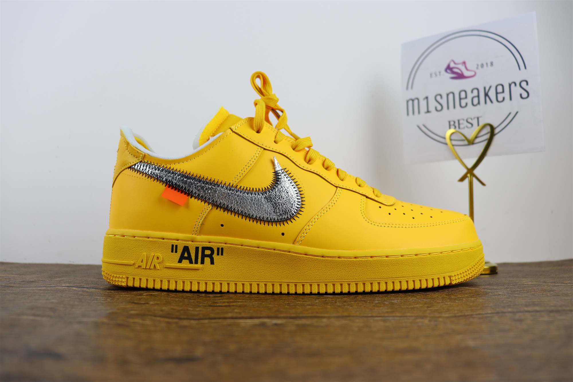 Nike Air Force 1 Low Off-White ICA University Gold