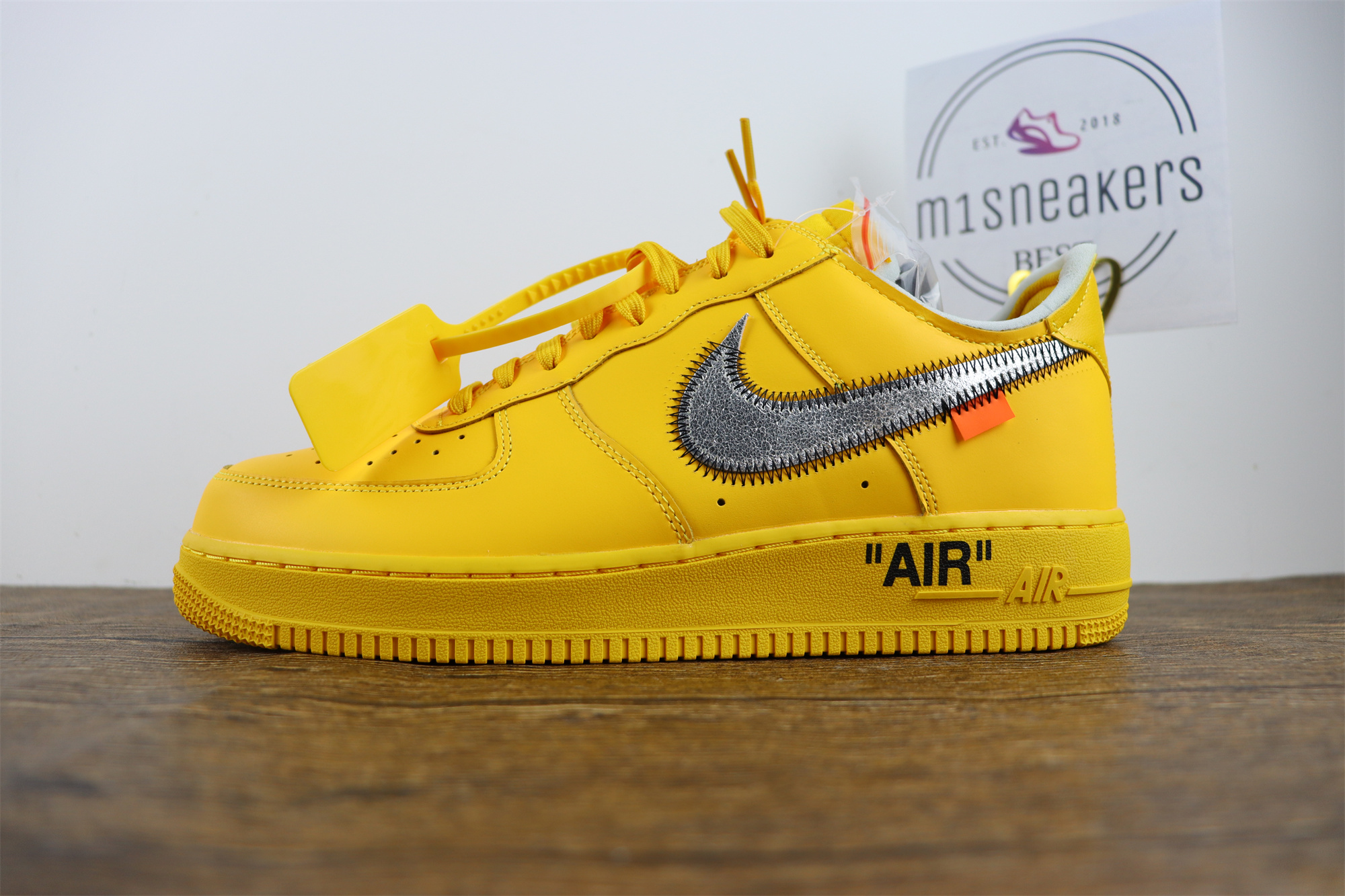 Nike Air Force 1 Low Off-White ICA University Gold