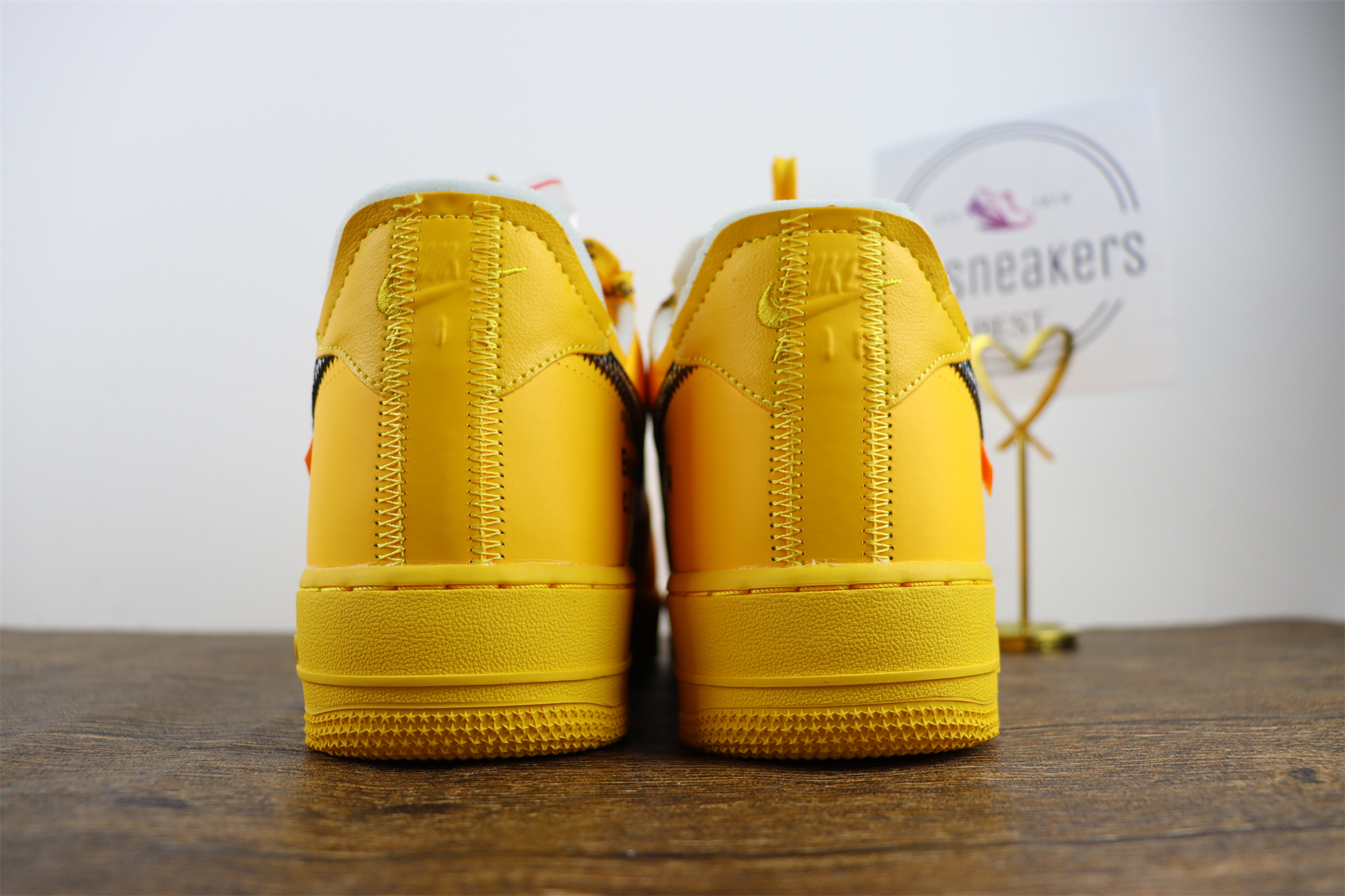 Nike Air Force 1 Low Off-White ICA University Gold