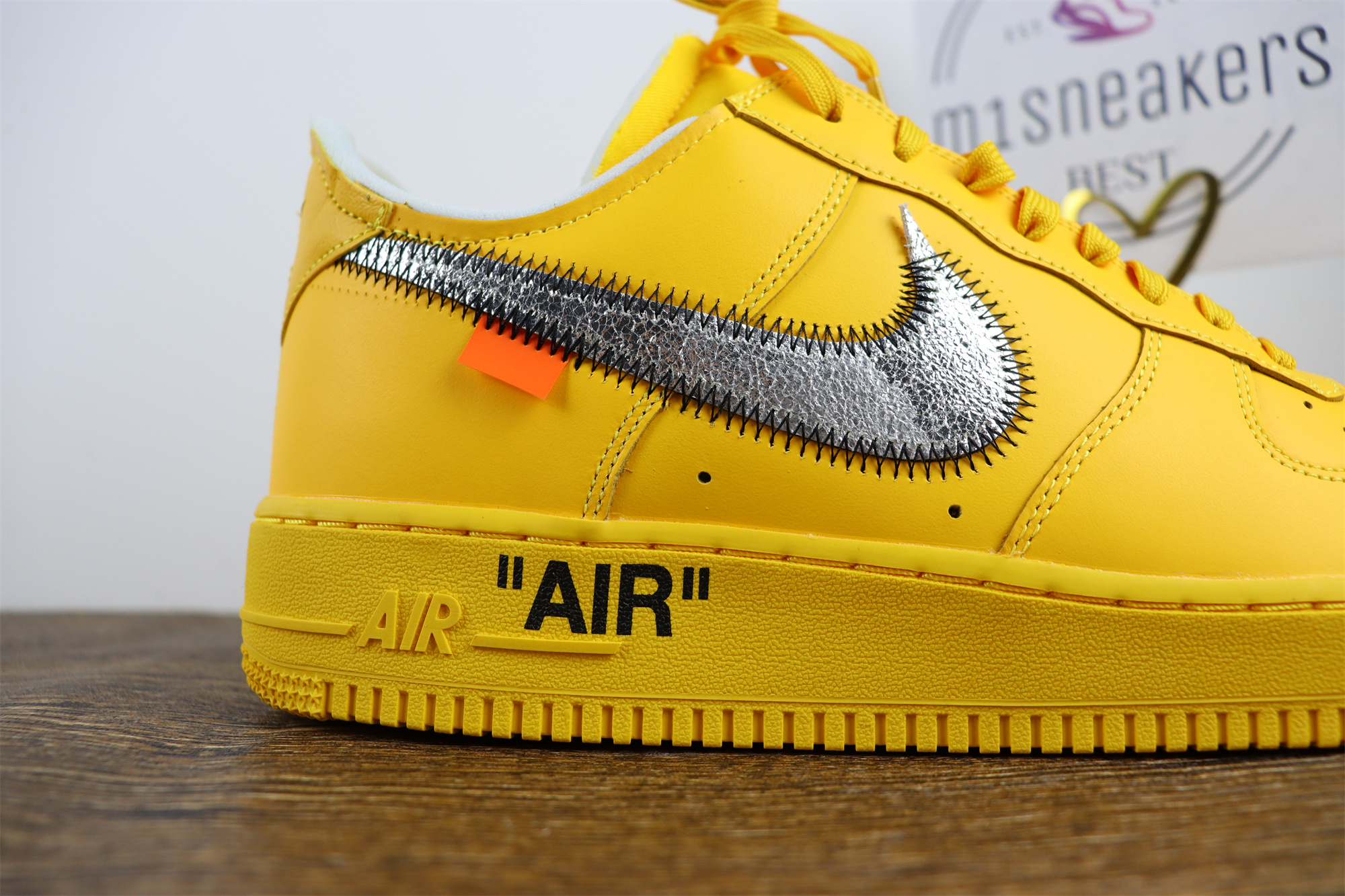 Nike Air Force 1 Low Off-White ICA University Gold