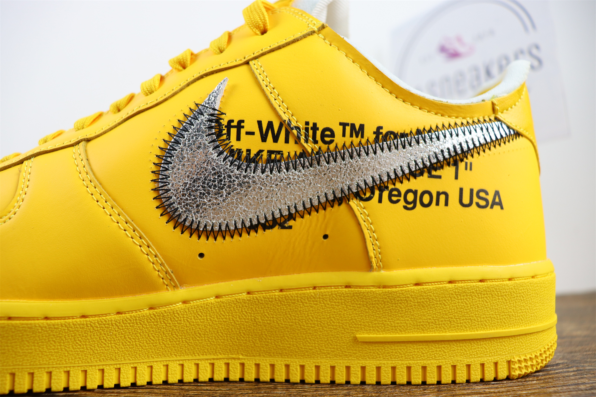 Nike Air Force 1 Low Off-White ICA University Gold