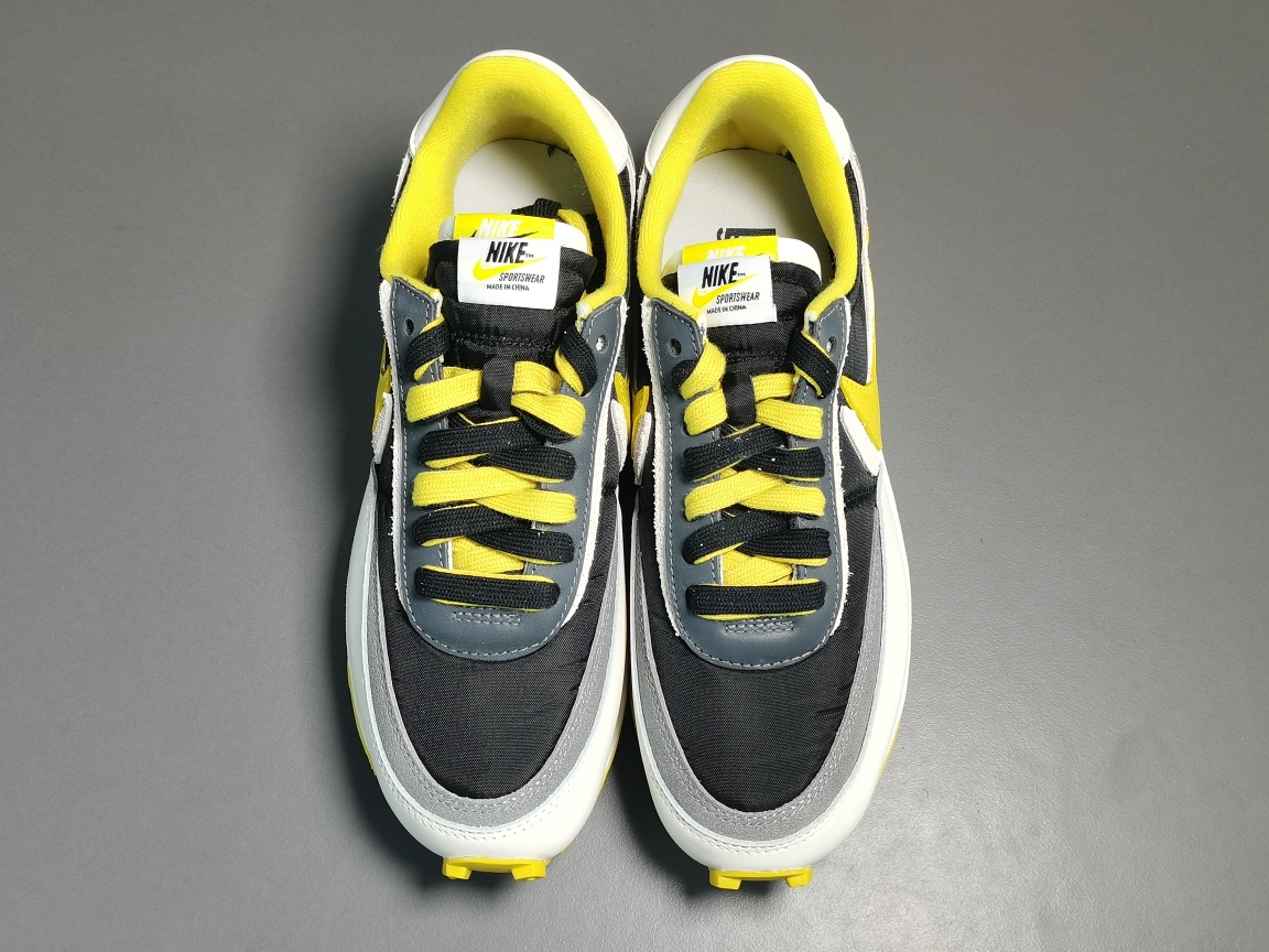 Nike LD Waffle sacai Undercover Black Bright Citron