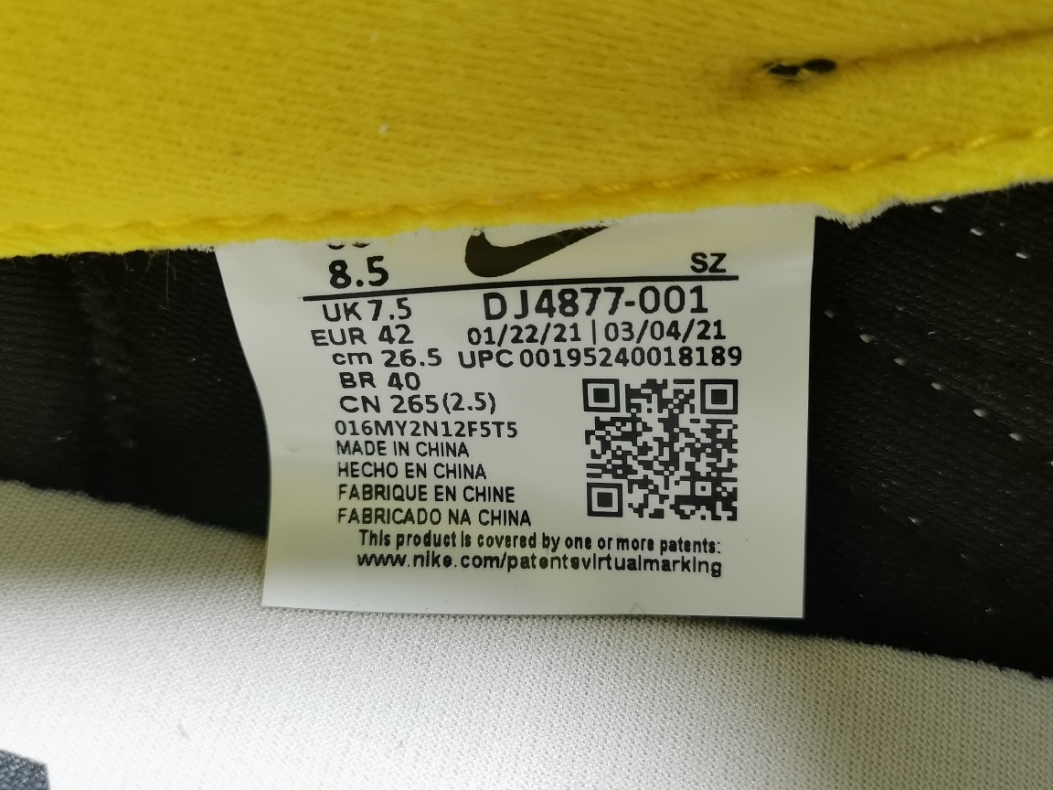Nike LD Waffle sacai Undercover Black Bright Citron
