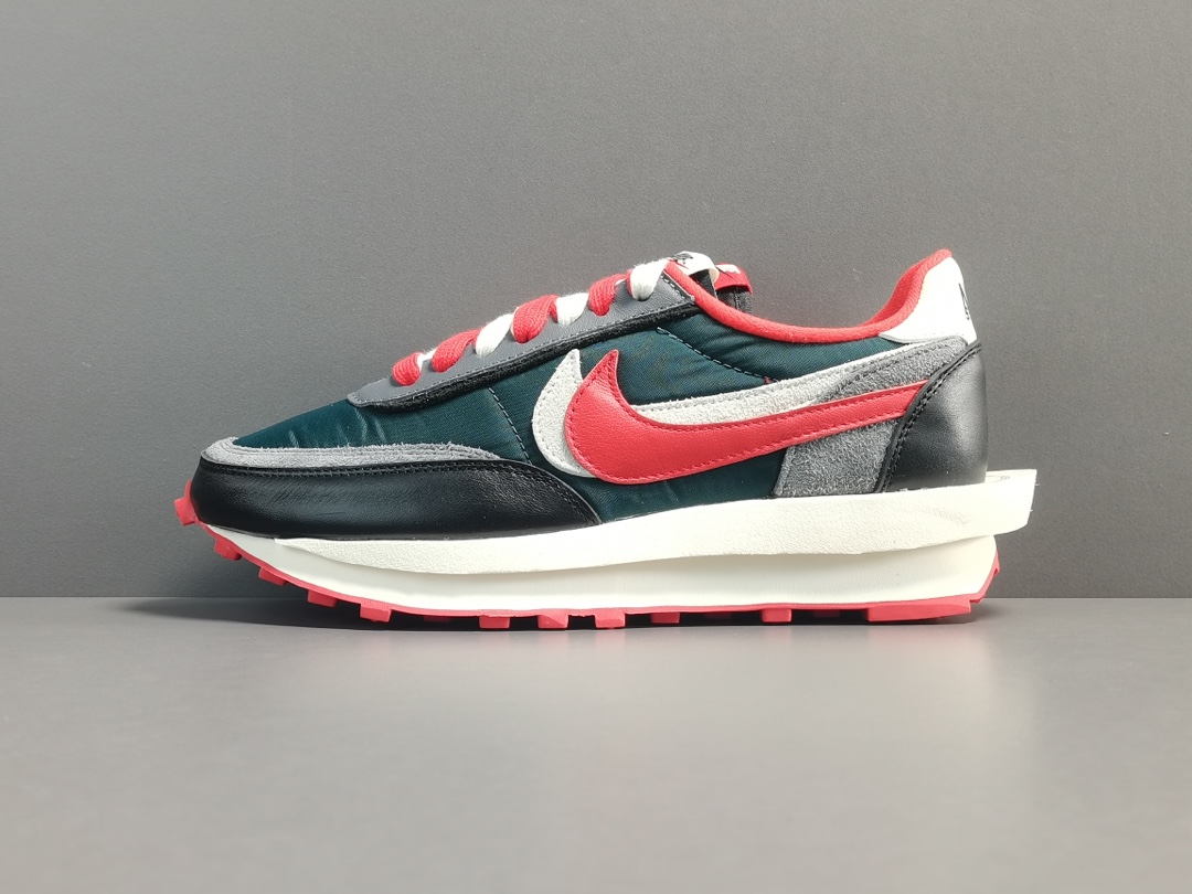Nike LD Waffle sacai Undercover Midnight Spruce University Red