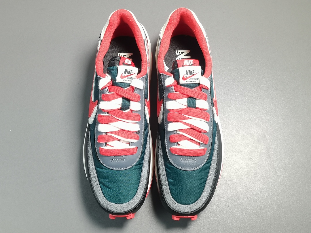 Nike LD Waffle sacai Undercover Midnight Spruce University Red