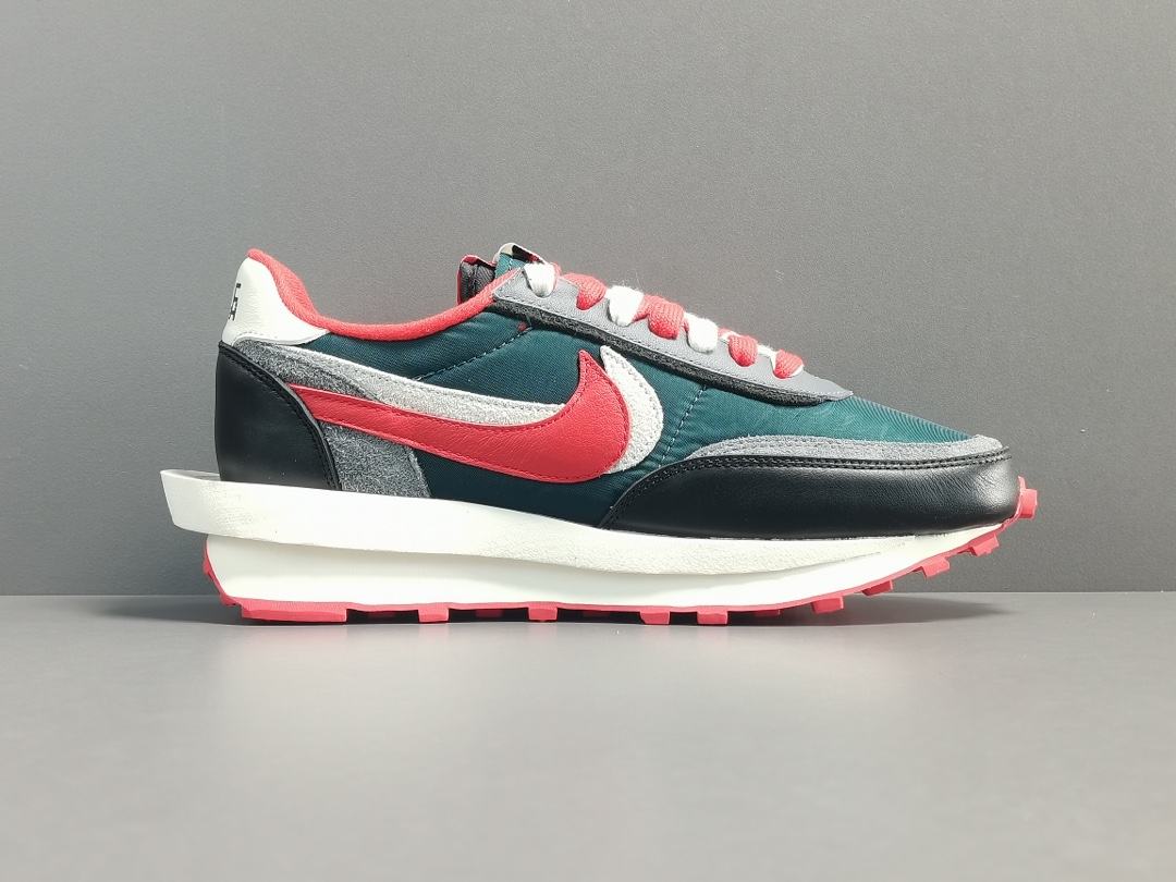Nike LD Waffle sacai Undercover Midnight Spruce University Red