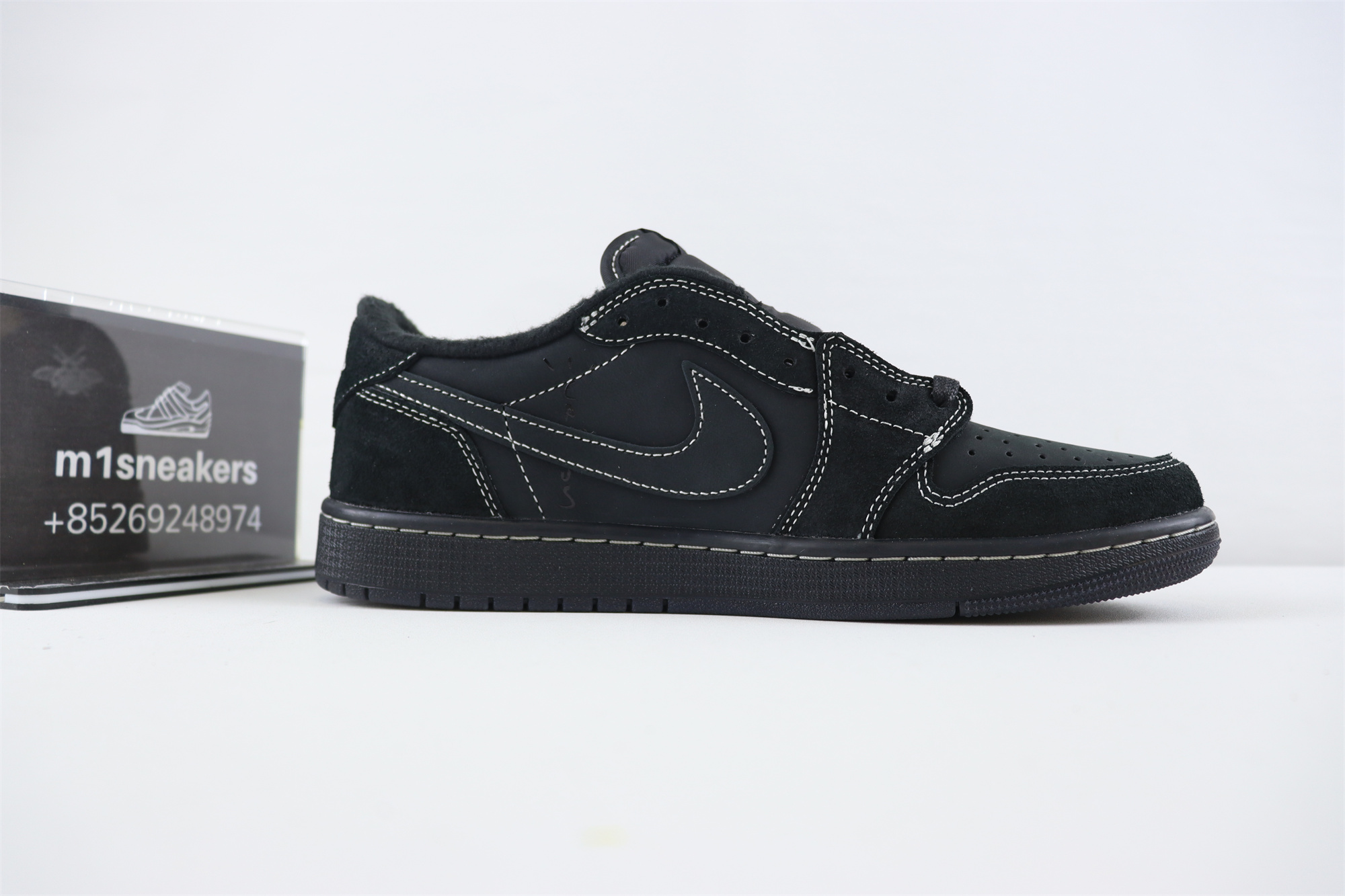 Jordan 1 Retro Low OG SP Travis Scott Black Phantom