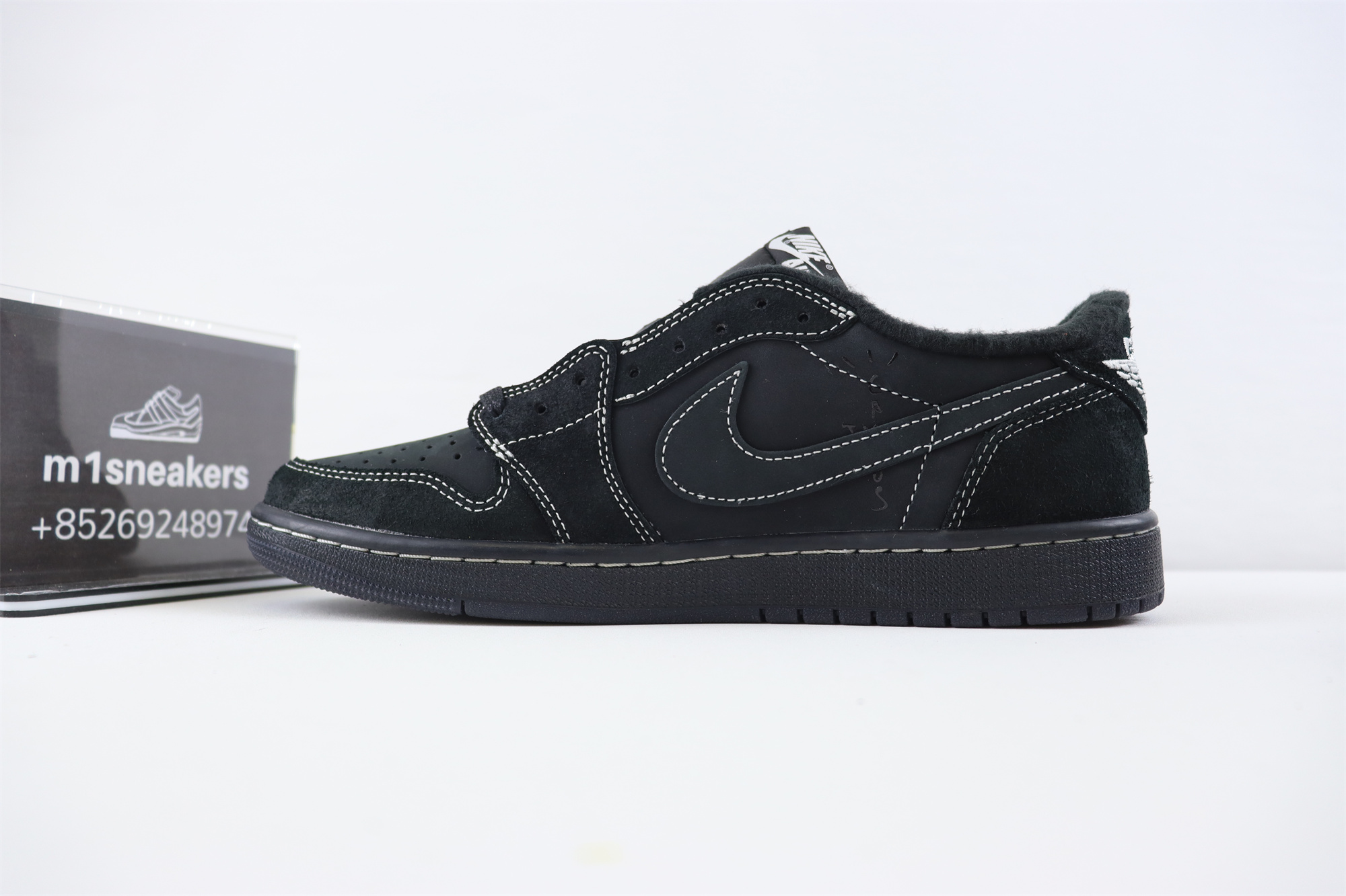 Jordan 1 Retro Low OG SP Travis Scott Black Phantom