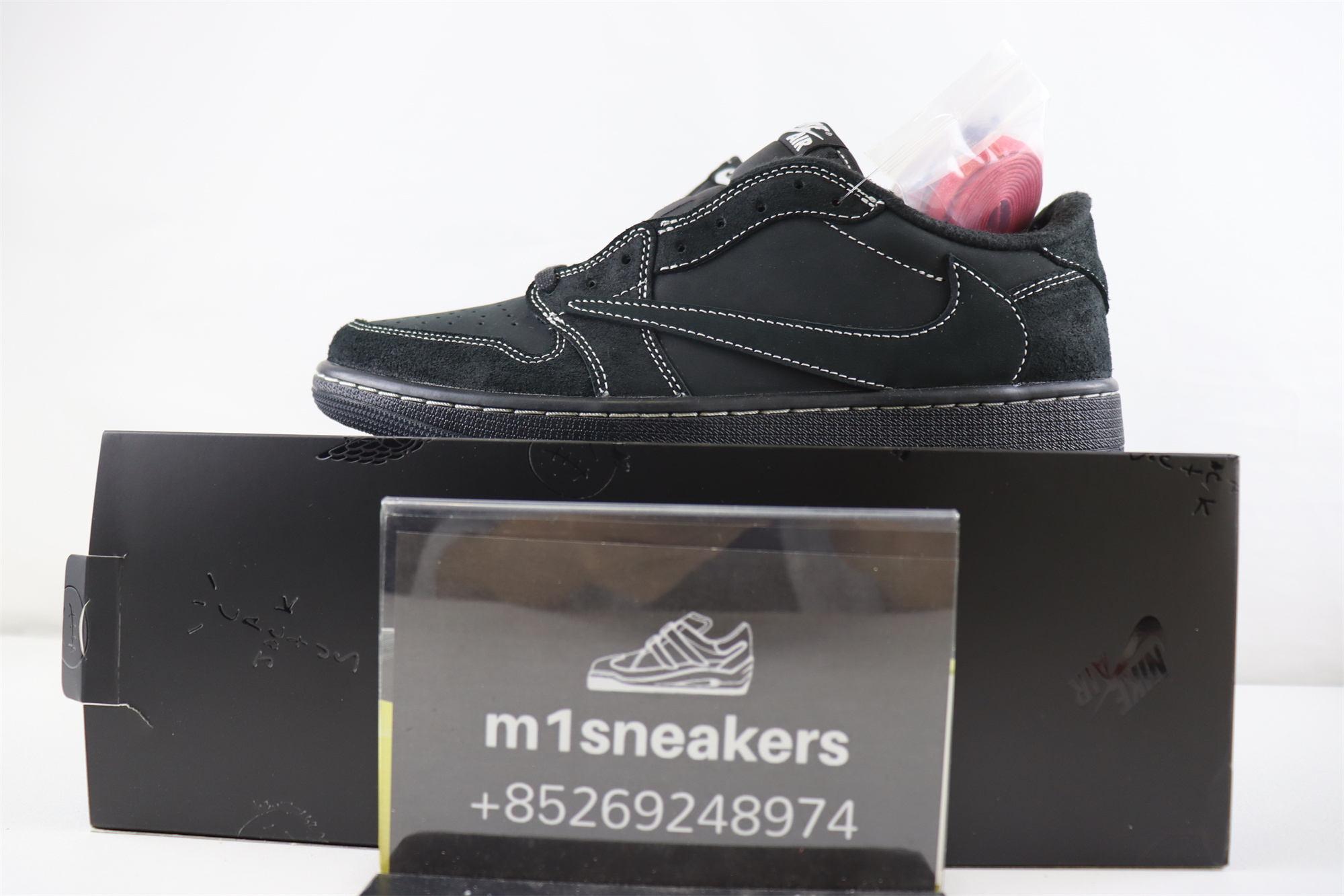 Jordan 1 Retro Low OG SP Travis Scott Black Phantom