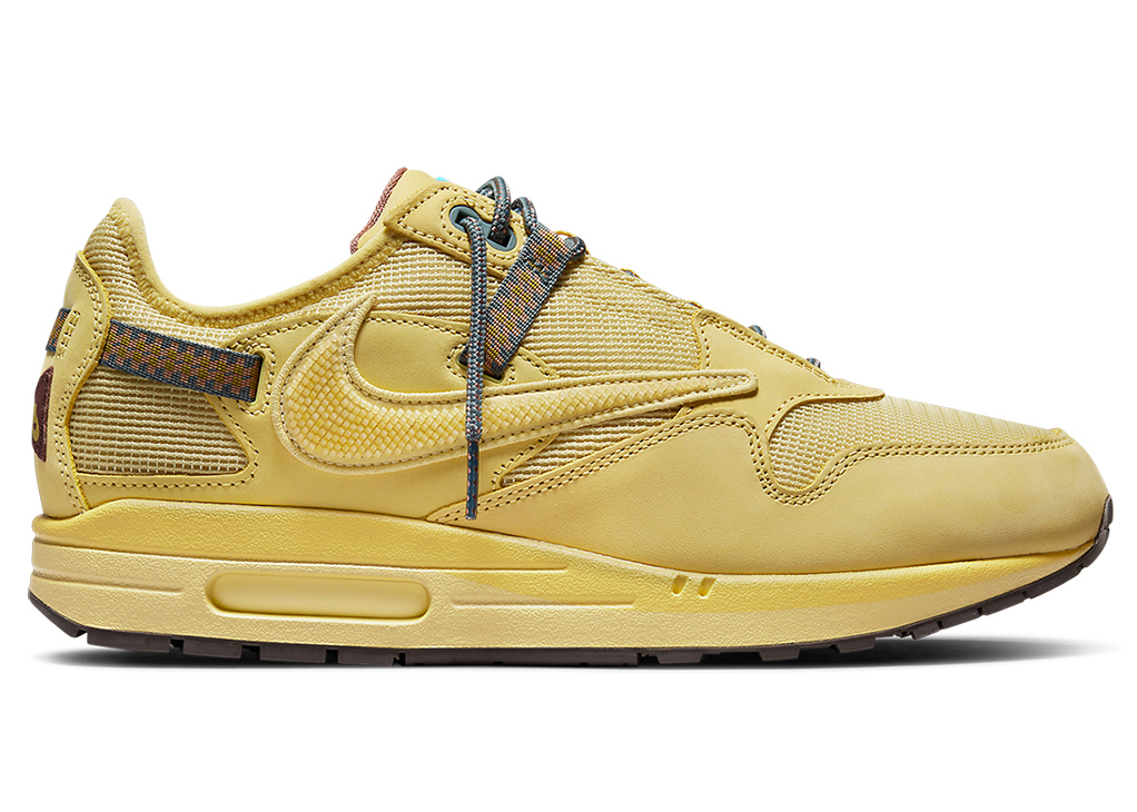Nike Air Max 1 Travis Scott Cactus Jack Saturn Gold