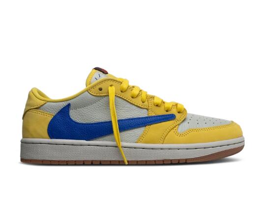 TRAVIS SCOTT X WMNS AIR JORDAN 1 RETRO LOW OG SP ‘CANARY’