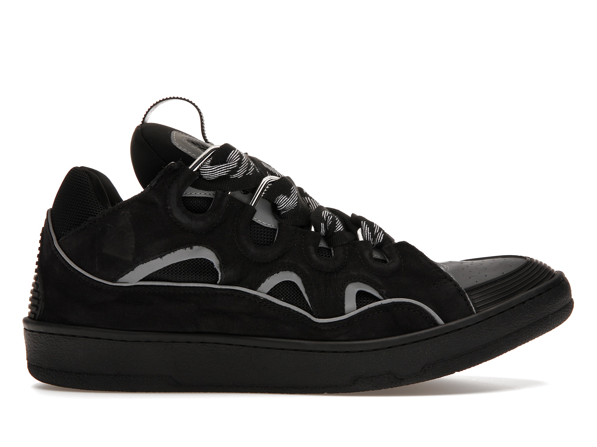 Lanvi* Curb Sneaker Black Grey