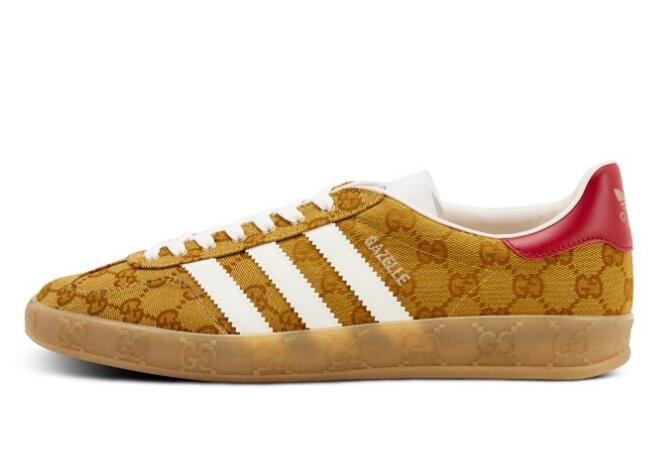 Adida* Gazelle Gucc* Original GG Beige Brown