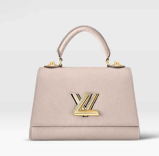 L*V Twist One Handle PM bag White