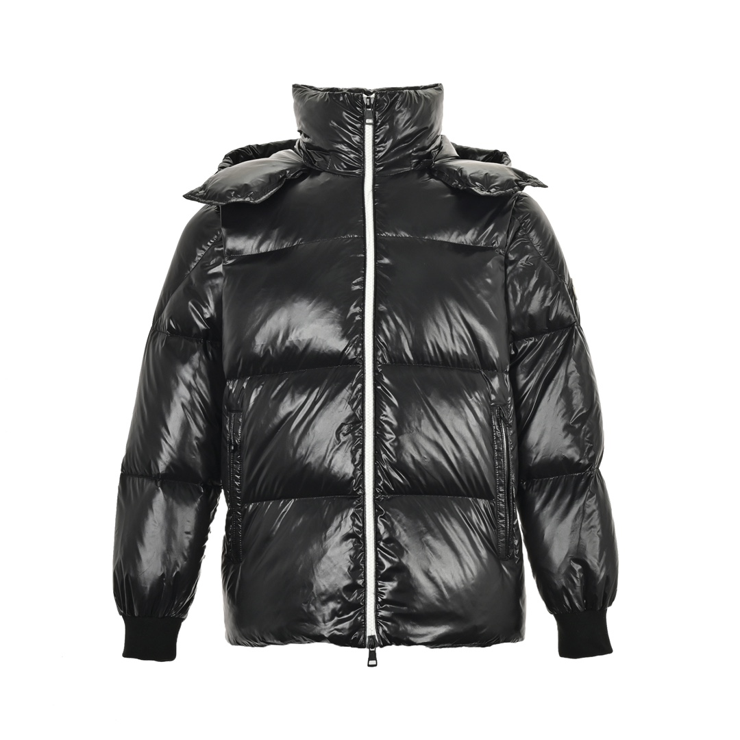 MONCLE* Downjacket Zipper Black