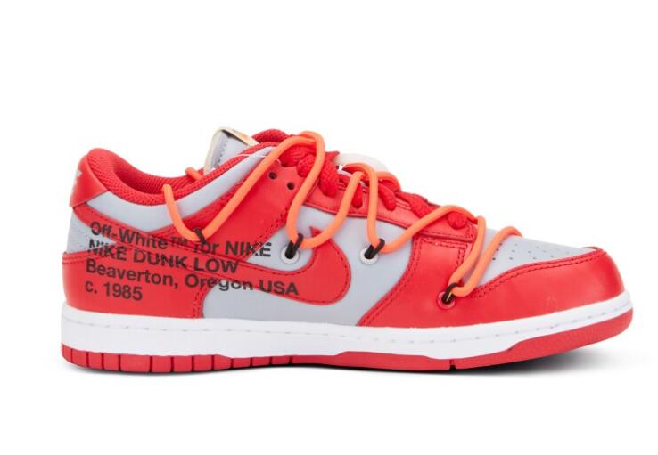 Nike Dunk Low Off-White University Red
