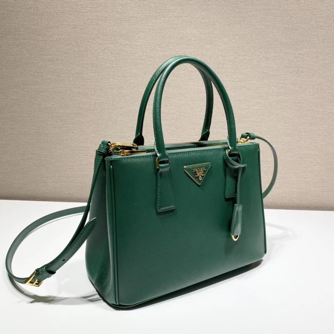 Prad* Galleria small Saffiano patent leather bag (28CM)