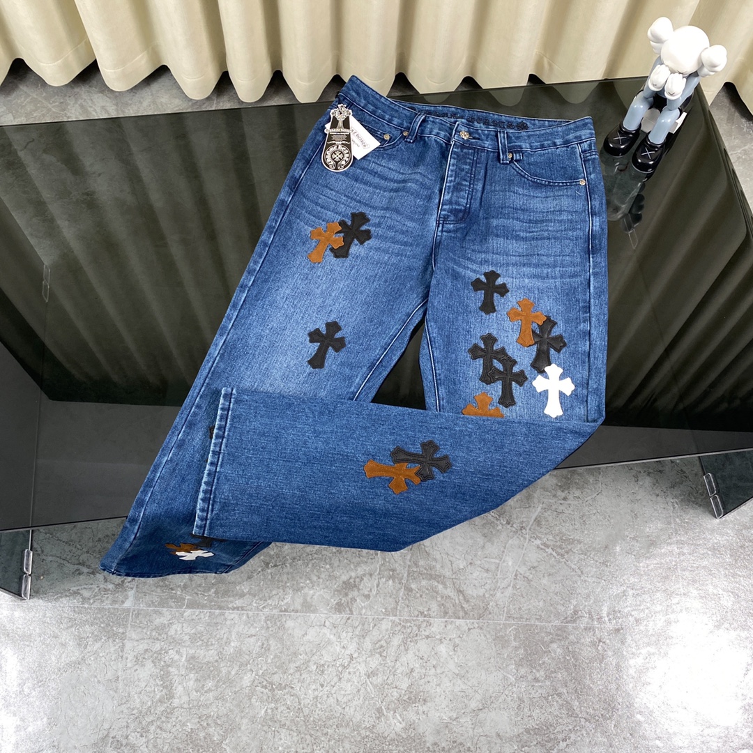 chrome heart* jeans